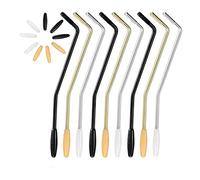Bassulouda - Lote de 9 brazos de trémolo roscados, barra de trémolo de 6 mm, brazo de trémolo con puntas para, guitarra eléctrica y sistema de trémolo