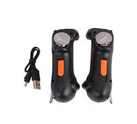 Bassulouda Seis Dedos para, Controlador PUBG, Capacitancia, Gatillo de MóVil Ajustable, BotóN L1R1, Mando de, Agarre de Palanca de Mando, Naranja