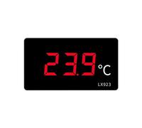 Bassulouda Termómetro de Piscina con Pantalla LED y Termómetro de Sonda Impermeable para Acuario Medidor de Temperación Exterior Enchufe UE