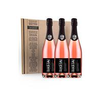 Basta! Brut Rose Sparkling Wine - 75 cl (x 3 bottles)