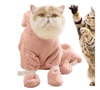 Basta de baño para perros, túnica para perros - Toalla de secado para perros de coral absorbente de rápido con diseño de cremallera - Basos de baño de gatos, disfraces de mascotas para familiares, ami