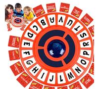 Basta Juego de Mesa en Español, Quick Stop Juego de Mesa de Letras, Niños a Partir de 8 Años, Tormenta de Palabras Juegos para Adultos Niños Familia y Amigos, 2 a 8 Jugadores