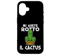 Basta mi avete rotto il cactus, Non ne posso più Irriverente Carcasa para iPhone 16