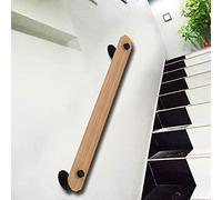 Bastanas de Escaleras de Madera Kit Completo con Soporte de Pared, Casa Contra Las Barandillas de Ancianos Del Loft de la Pared, Barra de Apoyo Del Corredor de la Barra de Agarre/13Ft