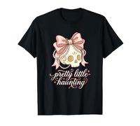 Bastante pequeño inquietante Oscuro estética Calavera gótica Halloween Camiseta gráfica económica