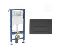 Bastidor BASIC+Pulsador DELTA50 PROST.CZA DUO113