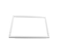 Bastidor de bordado de plástico, Aro de bordado marco de costura de aros de coser de rectángulo de plástico para coser bricolaje(43.1 * 27.9cm)