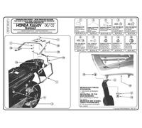 BASTIDOR DE LA MALETA LATERAL MONOKEY HONDA XL 650V TRANSALP (00-07) - TAMBIÉN P