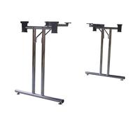 Bastidor de mesa plegable modelo T Economy, cromo pulido
