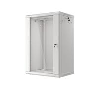 Bastidor de pared Lanberg WF01-6418-10S 18U 60kg IP20 Gris RAL7035 Autoensamblaje