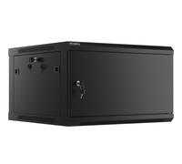 Bastidor de pared Lanberg WF01-6606-00B 6U 19'' 60kg IP20 Puerta Metálica Negro
