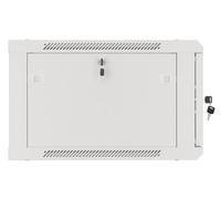 armario lanberg mural rack 19ãâ¬â 6u 600x600 flat pack puerta cristal gris