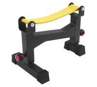 Bastidor de pesas multifuncional (2 unidades), altura regulable de 30 a 40 cm, capacidad de carga 300 kg, de acero al carbono y tejido de nailon, para levantamiento de pesas y entrenamiento de fuerza