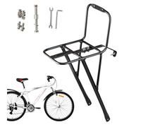 Bastidor delantero para bicicleta - Heavy Duty Touring Cargo, Quick Release Steel Support Frame for Mountain and Dirt Cycling, Long Distance Travel Gear Mounting Solution | Suitable Adventure Riding