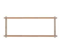 Bastidor giratorio para tapices Milward de 68,6 x 30,5 cm (27 x 12 pulgadas) con clip para bordado, punto de cruz, bordado y acolchado. Madera de haya.