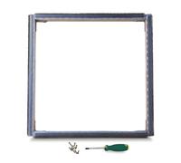 Bastidor para Bordar Aro de bordado cuadrado, tiras agarre madera for marco aguja perforadora con , DIY, costura, pintura tela, acolchado 5(40x40cm)