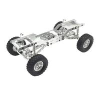 Bastidor RC Para MN Para MN78 1/12 Marco Puente Puerta Delantera Trasera De Metal Piezas Actualización Modificación De Coche RC Modelo De Chasis(Silver)