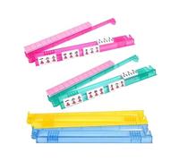 Bastidores de acrílico Mahjong, con soporte transparente portátil, 4 piezas, accesorios de Mahjong Americano, para jugadores, adultos, principiantes, viajes, diario, club, , etc