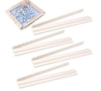 Bastidores Mahjong - Juego de madera de 20 pulgadas con empujadores incorpo | Empujadores integrados, de 4 piezas, para noches de juegos familiares