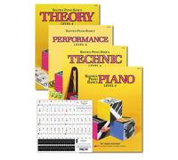 Bastien Piano Basics Nivel 4 Aprendizaje Set de Bastien - Teora de la leccin Tcnica de interpretacin y libros de arte y Juliet Music Piano Keys 8