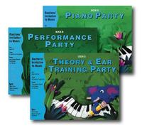 Bastiens' Invitation to Music - 3 Book Set - Includes Piano Party Book B, Performance Party Book B, and Theory & Ear Training Party Book B