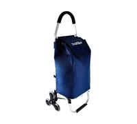 Bastilipo - Andrea Azul Navy - Carro de la Compra Sube escaleras y Plegable con 46 litros de Capacidad - Chasis de Aluminio