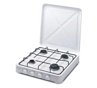 Bastilipo, CG-400, Cocina de Gas Butano o Propano, 4 Fuegos, rejilla esmaltada, quemadores desmontables, tapa protectora.