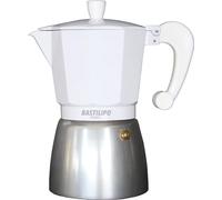Bastilipo Colori-9 Cafetera, Aluminio, Blanco