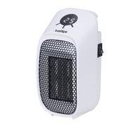 Bastilipo MC-400 - Micro calefactor de enchufe 400W Bajo consumo con resistencias PTC y sistema de seguridad - Temporizador 1-12H - Calentador Temperatura regulable 15-45 grados (0753)