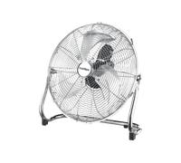 BASTILIPO, MEDITERRANEO, vent. industrial de suelo, cromado, 45 cm.Ø, 100W