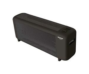 Bastilipo - PRC-1500N, Placa radiante de mica compacta, 750/W1500W, termostato, COLOR NEGRO