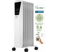 Bastilipo- R-Ecofluid2-7, radiador de bajo consumo clase energetica A, con fluido H2O Natura Liquid, wifi integrado, 0.6Kwh, pantalla digital tactil, 7 elementos