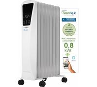 Bastilipo- R-Ecofluid2-9, radiador de bajo consumo clase energetica A, con H2O Natura Liquid, wifi integrado, 0.8Kwh, pantalla digital tactil, 9 elementos