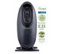 Bastilipo - Radiador ecológico mini con H2O natural liquid, 200/400/600W, 0.4Kw/h, 7 elementos c/termostato, color negro, MR-ECOFLUID-7