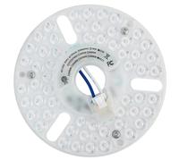 BASTILIPO, Recambio LED 3 tonos para ventiladores de techo, 130mm Ø, 18W, con conexión e imanes