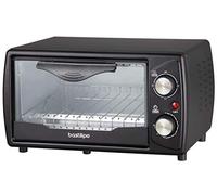 Bastilipo - Turin Black - Mini Horno Tostador 1000w - Acero Inoxidable, Negro, 9 Litros