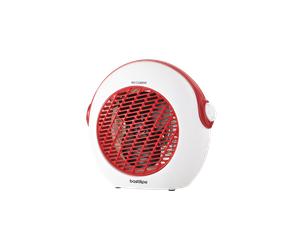 BASTILIPO, TVC-2000R, Termoventilador vertical blanco/rojo, 1000/2000W, termostato