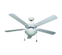 Bastilipo - MALAGA, vent. techo 132cm, color blanco, 60W, 4 palas