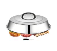 Basting Cover | For Griddle Anti-Slip Handle Splash-Proof Lid 12 Inch | Griddle Burger Cover for Kitchen Cooking Flat Top Grilling Backyard Party Chefs Burger Enthusiasts