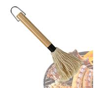 Basting Mop - Wood Cotton, BBQ Sauce Brush | Long Handle Applicator