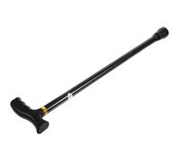 Bastón Ajustable para Ancianos, Portátil, Rojo, Aluminio | Aleación de Aluminio, Madera y Goma, Ergonómico, Longitud Regulable, Reduce Fatiga del Brazo, Montaña