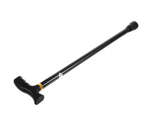 Bastón Ajustable para Ancianos, Portátil, Rojo, Aluminio | Aleación de Aluminio, Madera y Goma, Ergonómico, Longitud Regulable, Reduce Fatiga del Brazo, Montaña