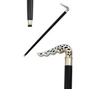 Bastón bastón para hombres y mujeres estilo envejecido tallada ayuda personal madera Derby