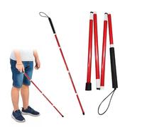 Bastón Ciego,Palos para Ciegos Plegables de Aleación de Aluminio,Bastón Plegable para Personas Ciegas,Bastones para Ciegos,Bastones para Invidentes,para Mala Vista O Ciegos Al Aire Libre (Mejora)
