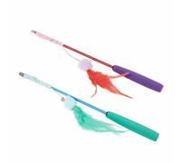 Bastón colorido Tilly Tickle para gato - Coockoo