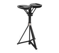 Bastón con función de asiento - Bastón de senderismo ligero de aluminio hasta 330 libras, altura 87 - 95 cm ajustable y taburete plegable, incluye bolsa de transporte para exteriores