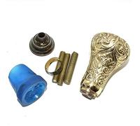 Bastón con mango de latón fundido sólido con incrustaciones de latón macizo, gran asa con accesorios para regalo de Navidad, regalo asequible, bastón decorativo para caminar, declaración de moda para hombres, mujeres, ancianos, abuelos. Artículo