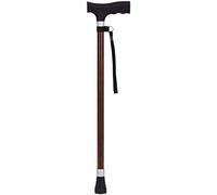Bastón de Ancianos con césped, Viejo Hombre de Palanca de Palo para Manejar el Mango de la muleta de Ancianos de bastón Anciano y Artritis Seniors discapacitados, Caminata Negra para Ancianos