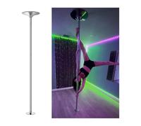 Bastón de baile para el hogar - Kit completo de poste de acero giratorio extraíble, carga máxima de 440 libras, ideal para ejercicio y fiestas, duradero y fácil de instalar