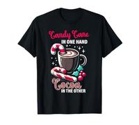 Bastón de Caramelo Cacao Navidad Santa Navidad Familia Celebración Camiseta